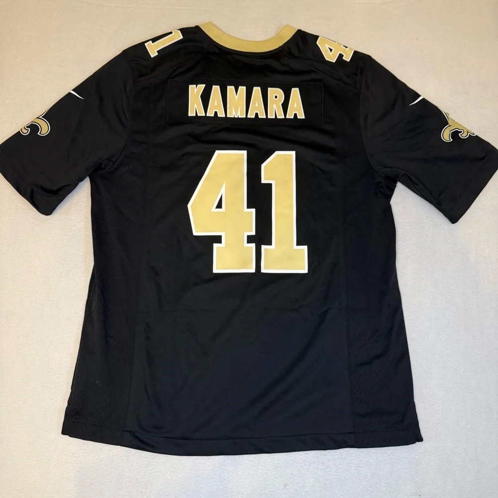 NWT Nike Saints Kamara‎ #41 Jersey Black Size Large NFL On Field